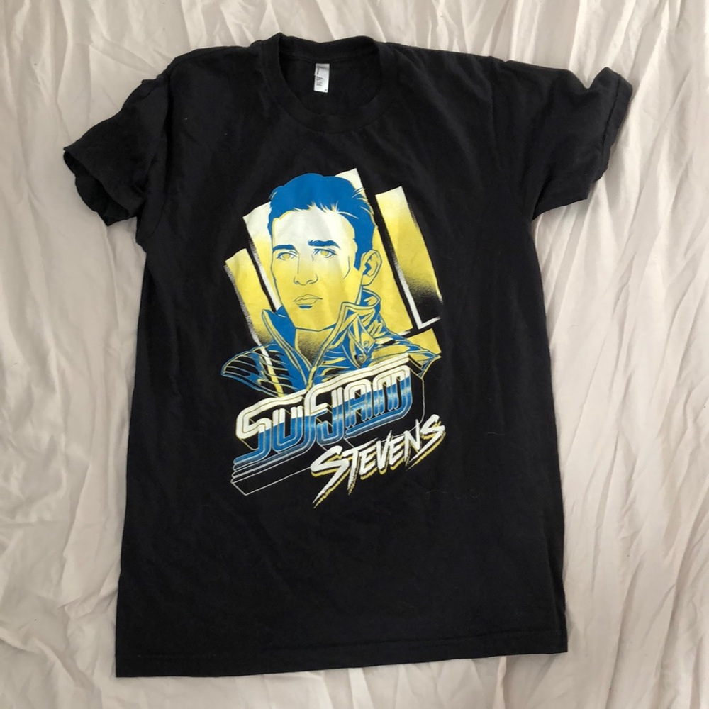 Sufjan Stevens black tee shirt
